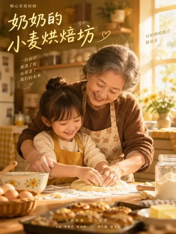 麦香满屋的温柔时光 封面 - 星芽短剧官网