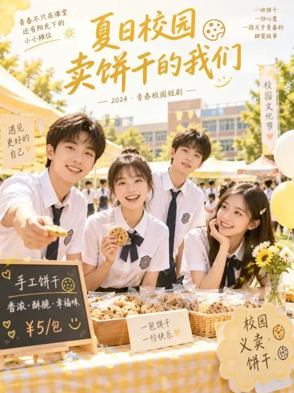校园饼干社的夏天 - 星芽短剧官网 校园饼干社的夏天 封面 - 星芽短剧官网